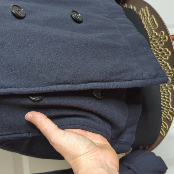 James Perse LA Double Breasted Soft Cotton Jersey Knit Jacket Blazer Black 3 M/L - Picture 5 of 13